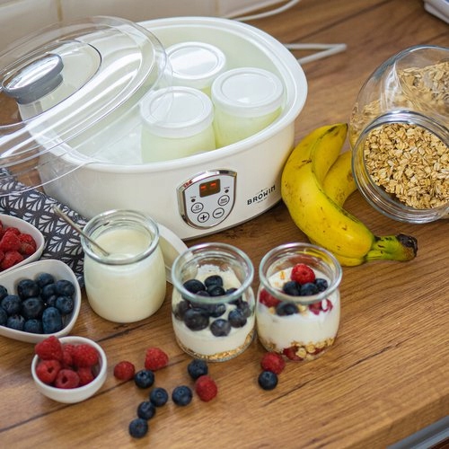 JOGURTOWNICA Z TERMOSTATEM 7 SŁOIKÓW BROWIN 1,3l 801015