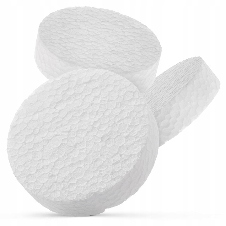 Zaślepki styropianowe 67 18 mm białe 100 szt frez do ociepleń ETICS