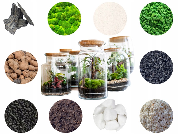 ZESTAW STARTOWY DO LASU W SZKLE KOMPLETNY 12 elementów MEGA DUŻY XXL