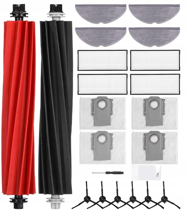 DUŻY zestaw do Roborock S8, S8+, S8 Pro Ultra worki mopy filtry