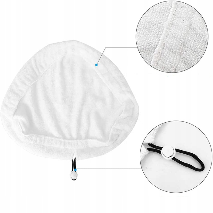 6 x NAKŁADKI WKŁAD do MOPA PAROWEGO 100% MIKROFIBRY UNIWERSALNE