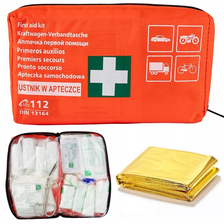 APTECZKA SAMOCHODOWA Normy EU DIN 13164 + ustnik