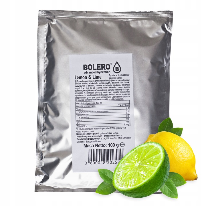 Bolero 100g Lemon&Lime
