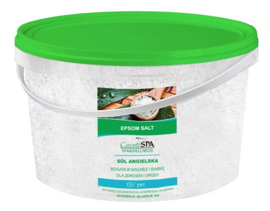 ORYGINALNA JEDYNA NATURALNA SÓL EPSOM, GORZKA, SIARCZAN MAGNEZU 5 KG KĄPIEL