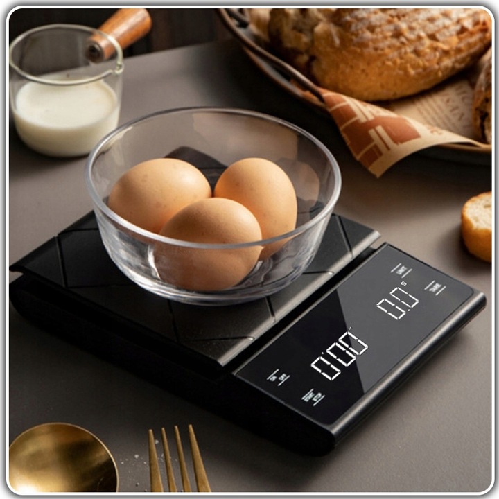 WAGA KUCHENNA DOMOWA PRECYZYJNA ELEKTRONICZNA 3KG KAWY WYŚWIETLACZ