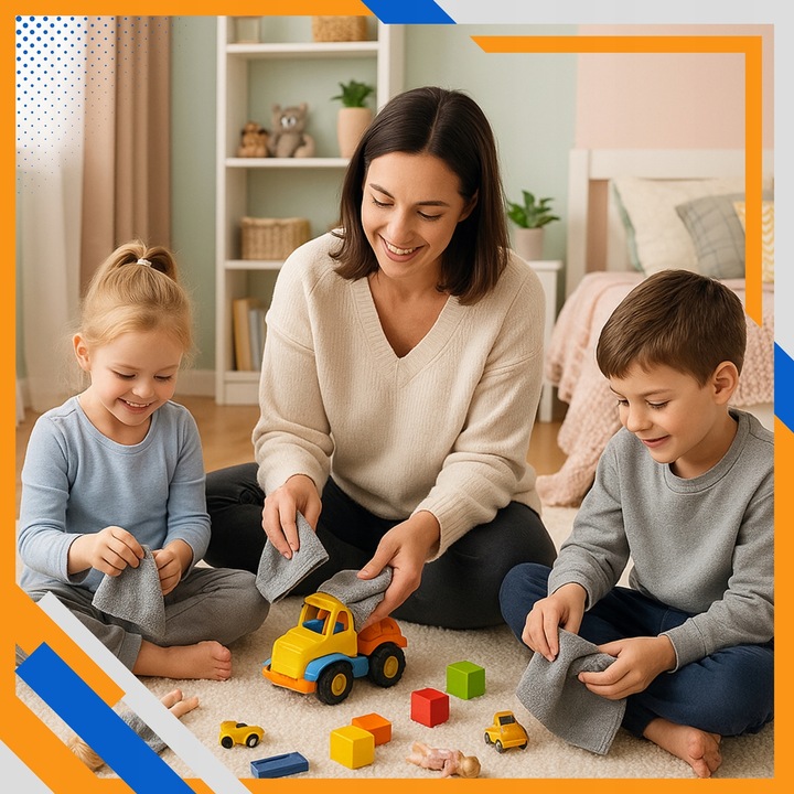 MAGICZNE ŚCIERECZKI SZMATKI ŚCIERKI DO SZYB OKIEN BEZ SMUG 30x30cm 10 SZTUK