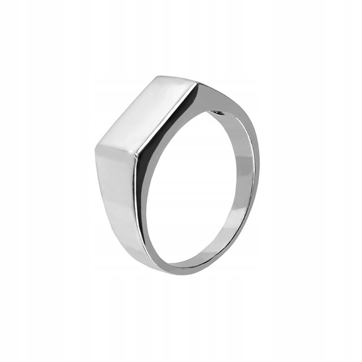 Sygnet srebrny 925 męski polerowany r. 18