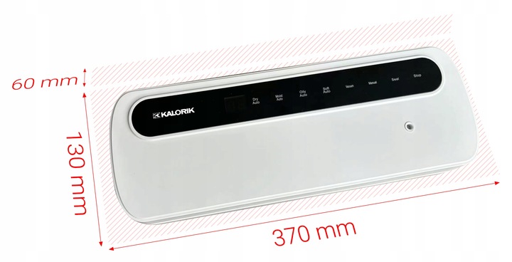 ZGRZEWARKA PRÓŻNIOWA DO ŻYWNOŚCI PAKOWARKA 110W ZESTAW WORKÓW XXL