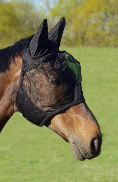 Maska przeciw owadom, na muchy, gzy York dla koni Cob/Full - SKUTECZNA