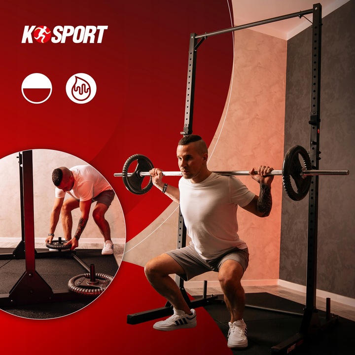 Drążek stacjonarny do podciągania poręcze ćwiczeń dipów stojaki pod sztangę