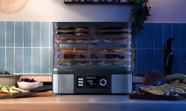 SUSZARKA DO GRZYBÓW OWOCÓW WARZYW DUŻA 15L TIMER TERMOOBIEG 500W + 6