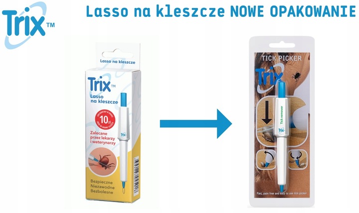 TRIX lasso przyrząd do usuwania kleszczy KLESZCZE