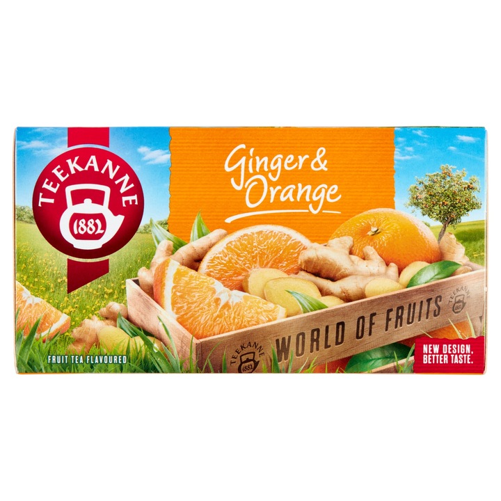 Teekanne Orange&Ginger, Ginger&Lemon, Ginger Mango, Ginger Elderflower 4szt