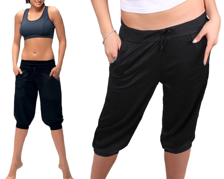 SPODNIE rybaczki ALLADYNKI duże A80 cappucino 4XL