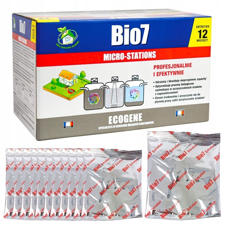 Bio 7 Bakterie do szamba Oczyszczalni Napowietrzanej BIO7 BAKTERIE