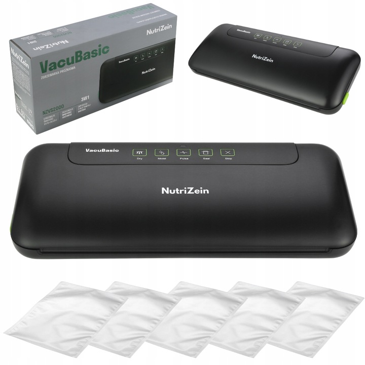 Zgrzewarka próżniowa pakowarka żywności NutriZein NZVS2000 VacuBasic
