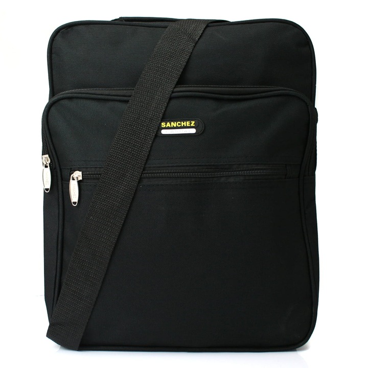 Torba męska z nylonu Sanchez czarna