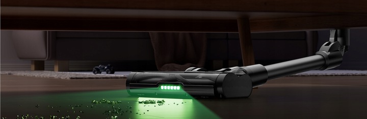 Odkurzacz bezprzewodowy PROSCENIC P16 45000Pa 550W światło LED zginana rura