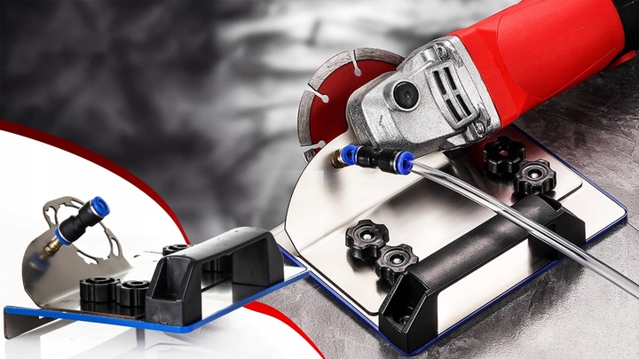 PRZYSTAWKA DO SZLIFIERKI KĄTOWEJ DO FAZOWANIA CIĘCIA GRESU PŁYTEK