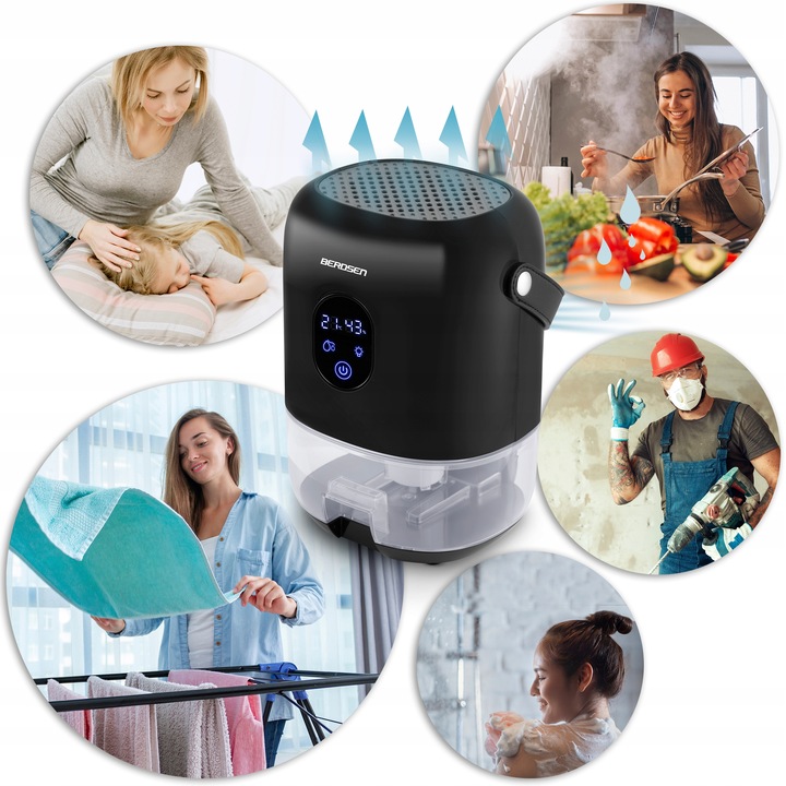 Osuszacz powietrza pochłaniacz wilgoci 1000ml BERDSEN