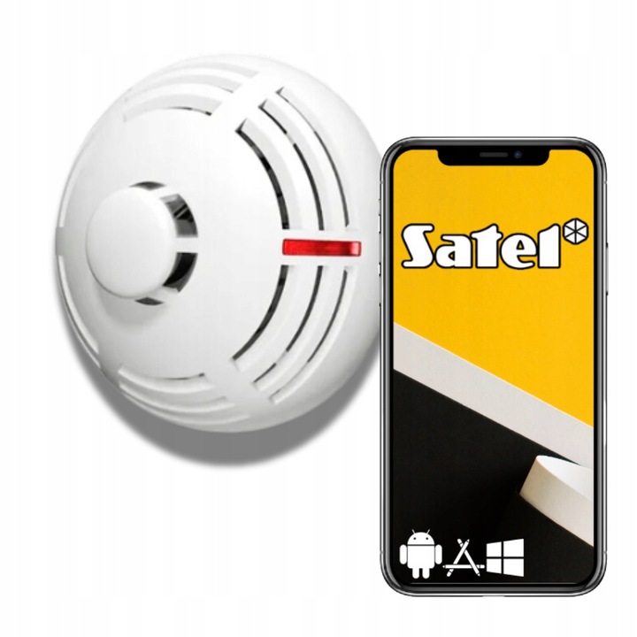 Czujnik dymu i ciepła Satel TSD-1 biała