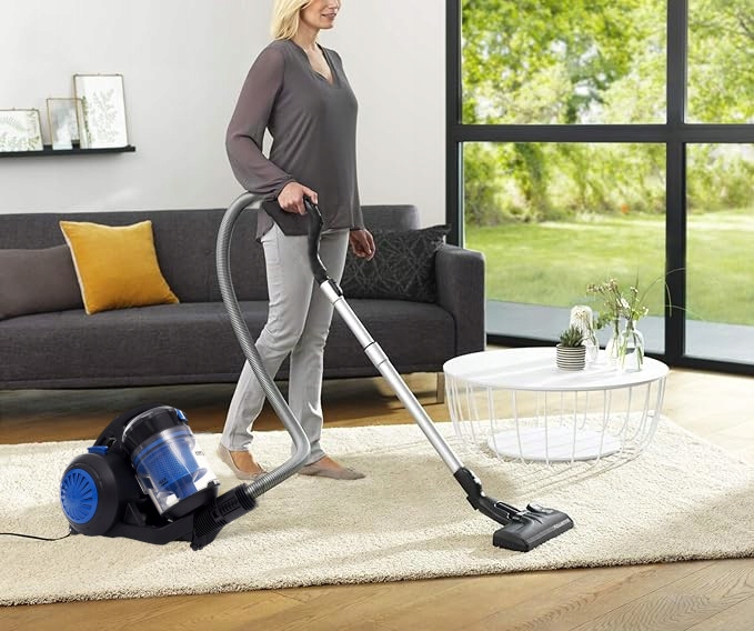 MOCNY LEKKI BEZWORKOWY ODKURZACZ CYKLONOWY DOMOWY 5M FILTR