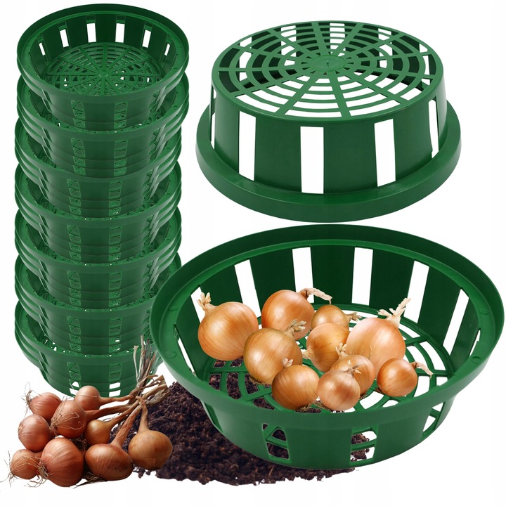 Koszyk 20x Osłonka do Sadzenia Cebulek Cebul Kwiatowych Bulw 22cm