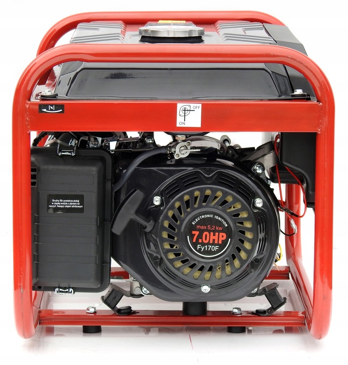 PROFESJONALNY AGREGAT PRĄDOTWÓRCZY 5,2kW generator AVR+ MIEDŹ STOJAN