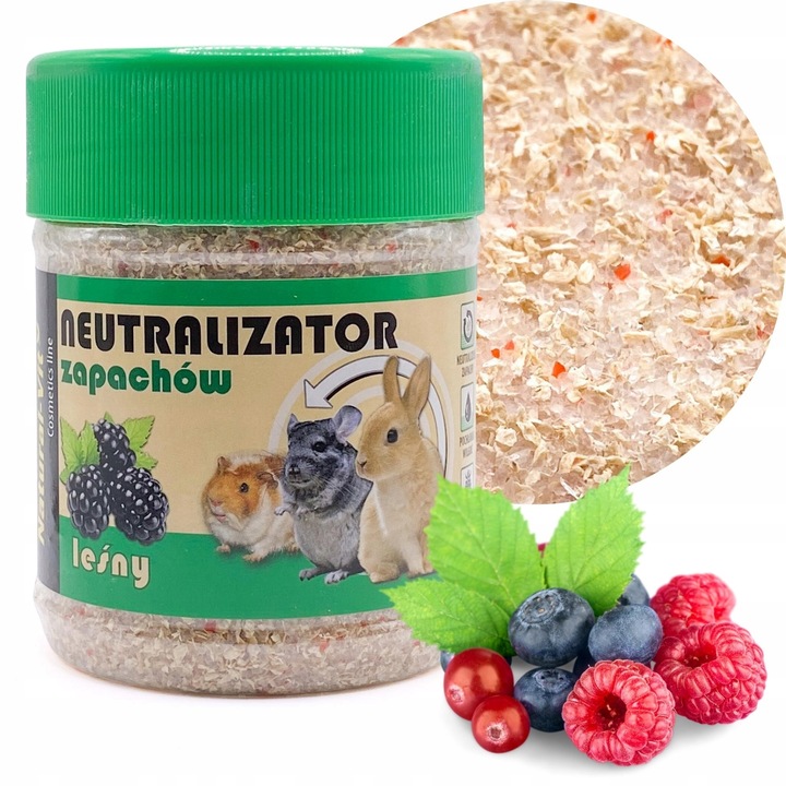 Neutralizator zapachów pochłaniacz do kuwety królika świnki gryzoni MIX x2