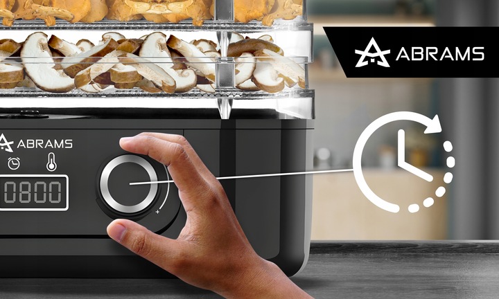 SUSZARKA DO GRZYBÓW WARZYW I OWOCÓW 400W REGULACJA TEMPERATURY TIMER 5