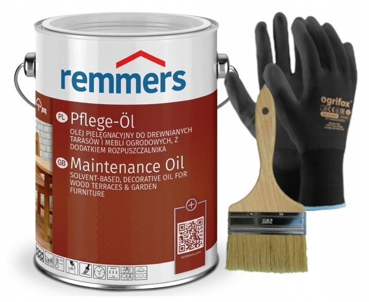 REMMERS Pflege Olej do drewna, tarasu KOLORY 2,5L