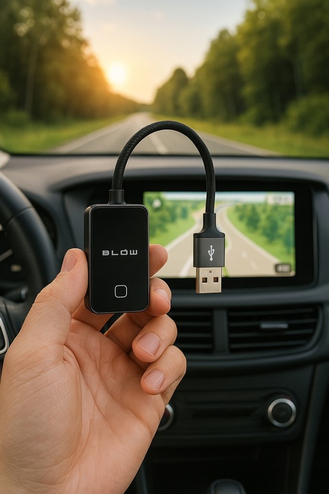 ADAPTER BEZPRZEWODOWY CARPLAY ANDROID AUTO WIFI BLUETOOTH + ADAPTER