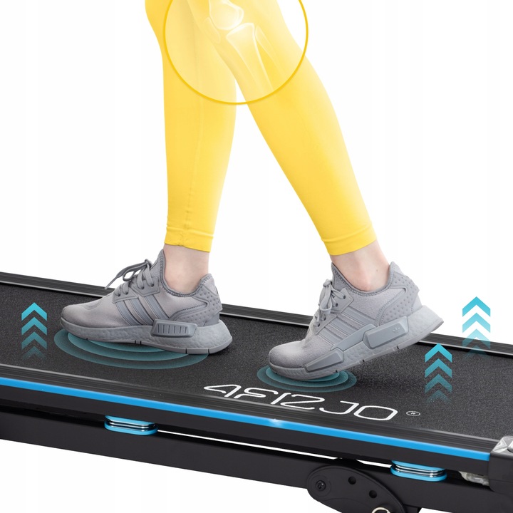 BIEŻNIA ELEKTRYCZNA DOMOWA SKŁADANA Z AMORTYZACJĄ 15 KM/H REGULACJA POZIOMU