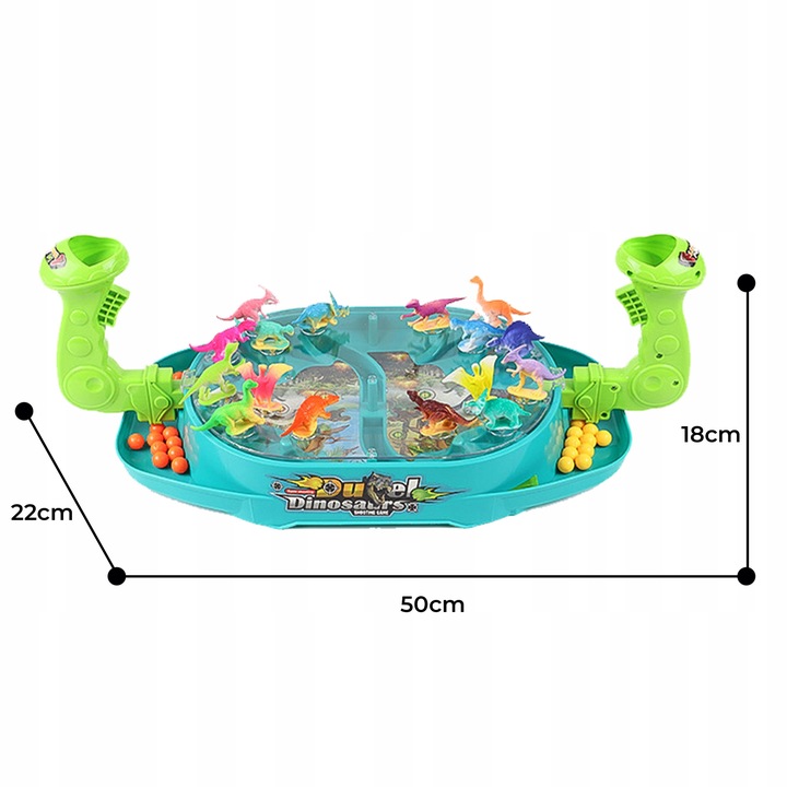 BITWA DIZNOZAURÓW GRA ZRĘCZNOŚCIOWA STRZELANKA WOOPIE