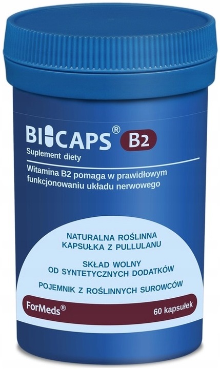 ForMeds BICAPS WITAMINA B2 Ryboflawina 60k nerwy