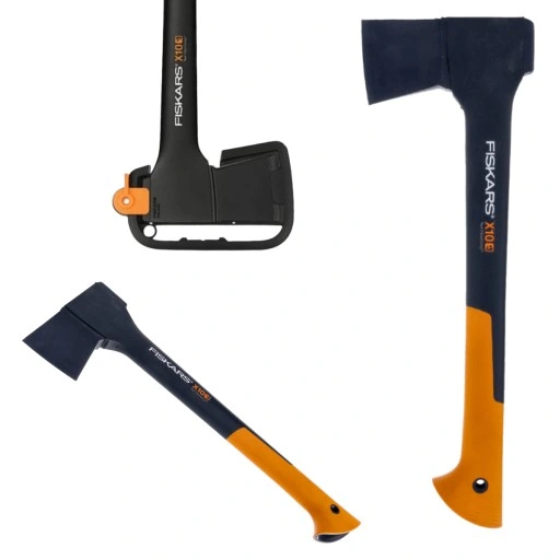 Fiskars Siekiera ciesielska do łupania X10 S toporek do pieńków max 10 cm