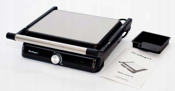 Opiekacz BERLINGER grill elektryczny| toster panini | rozkładany 180°