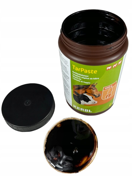 Dziegieć smoła bukowa do kopyt 1kg KERBL dla bydła