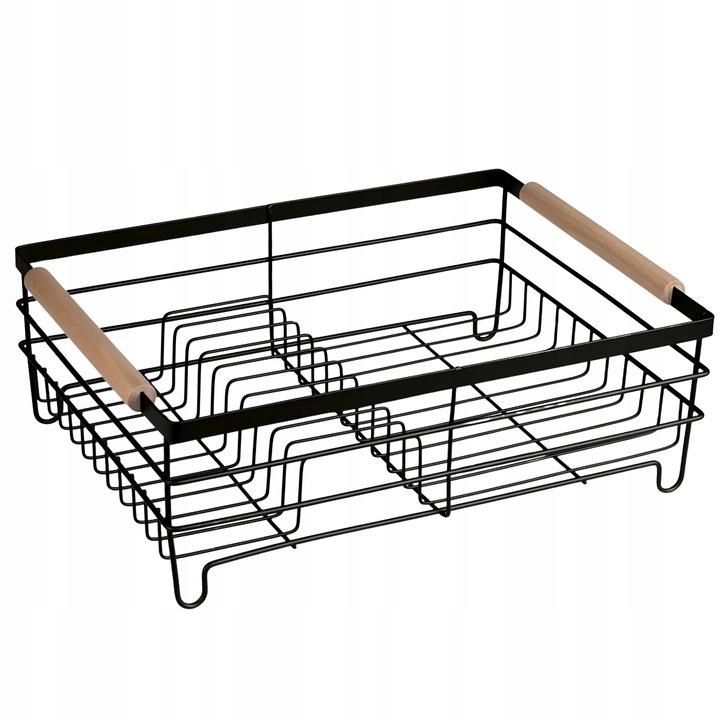 SUSZARKA DO NACZYŃ OCIEKACZ NA SZTUĆCE KUBEK TALERZE CZARNY KARL HAUSMANN