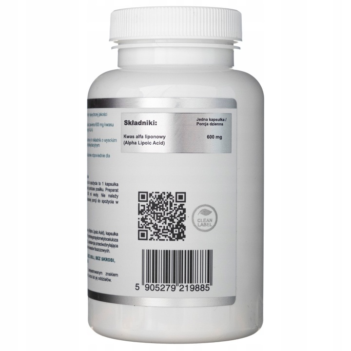 WISH KWAS ALFA LIPONOWY ALA 600 MG - 120 KAPSUŁEK