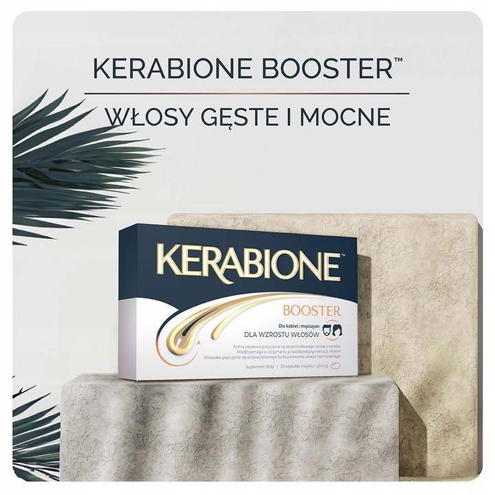 Kerabione Booster dla włosów, 30 kaps