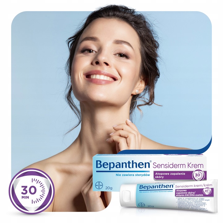 BEPANTHEN SENSIDERM Krem leczenie AZS i egzemy 20g