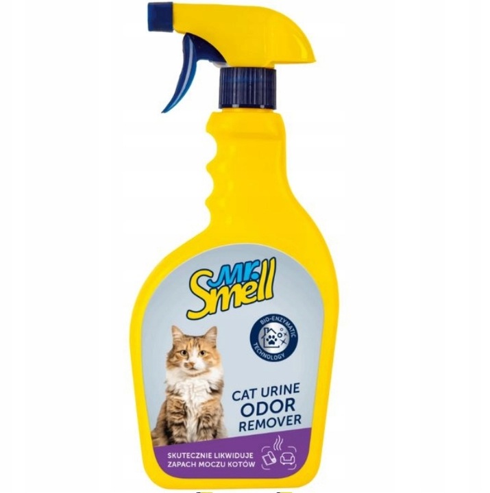 MR SMELL KOT 500 ml usuwa zapach moczu kotów EXTRA CENA