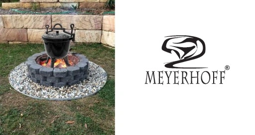 Kociołek żeliwny EMALIOWANY Meyerhoff MARMUREK 10l