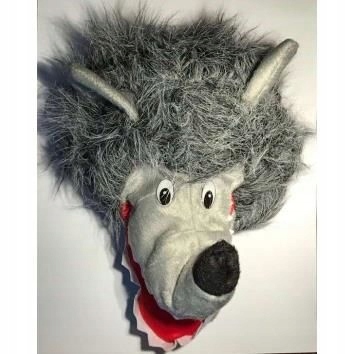 Zestaw Strój WILK Czapka Rękawiczki Ogon Karnawał Bajka Czerwony Kapturek