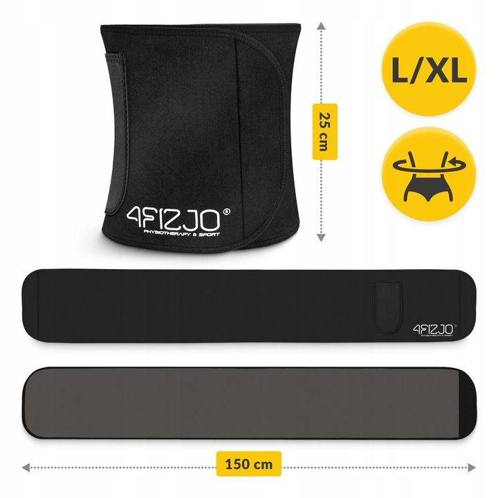 PAS NEOPRENOWY ODCHUDZAJĄCY GORSET MODELUJĄCY BRZUCH WYSZCZUPLAJĄCY