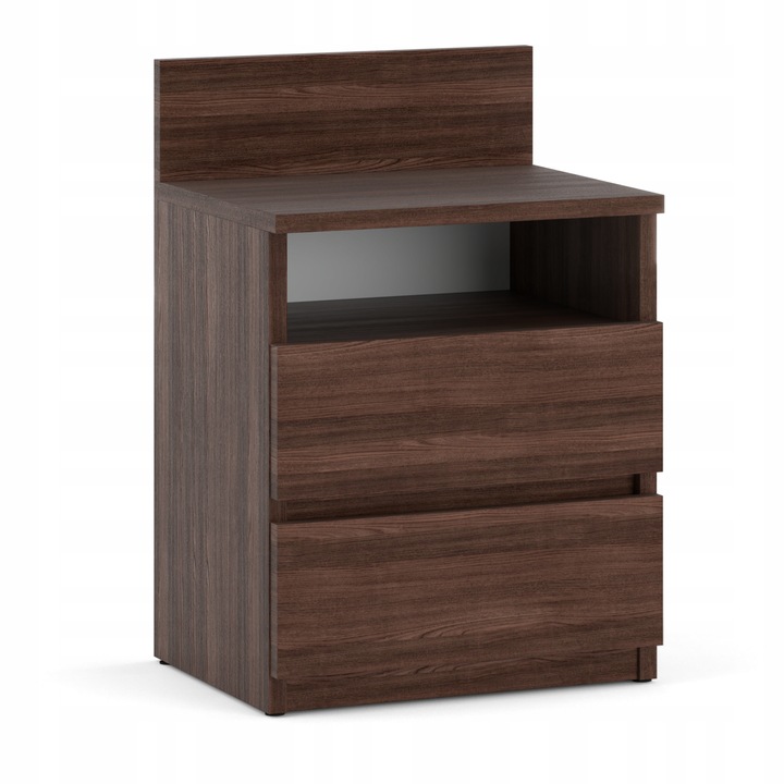 Szafka Nocna Stolik Nocny Wenge 40CM 2S Skrzynia Nakastlik Do Sypialni