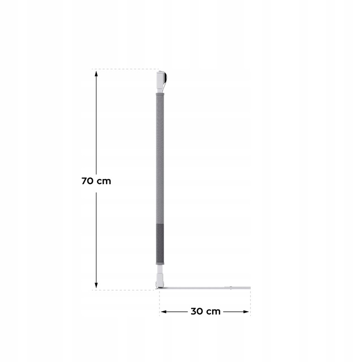 Barierka do łózka ochronna TULANO bramka zabezpieczająca składana
