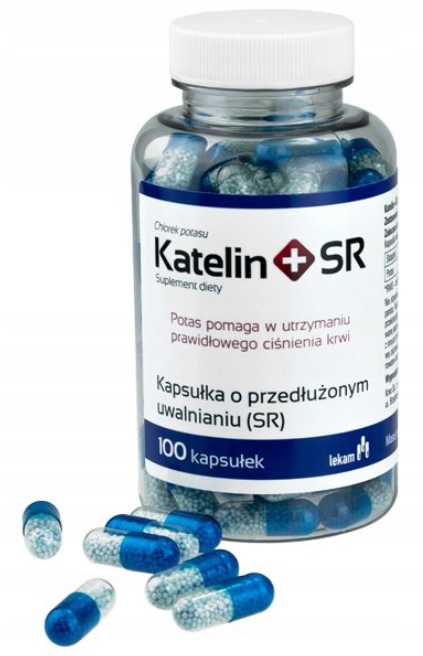 Katelin SR+ Potas O Przedłużonym Uwalnianiu 100 Kapsułek