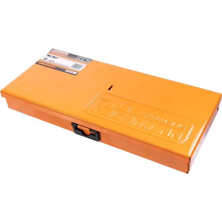 ZESTAW GWINTOWNIKÓW I NARZYNEK M3-M12 32el RICHMANN C9182 KALIBROWNIKI